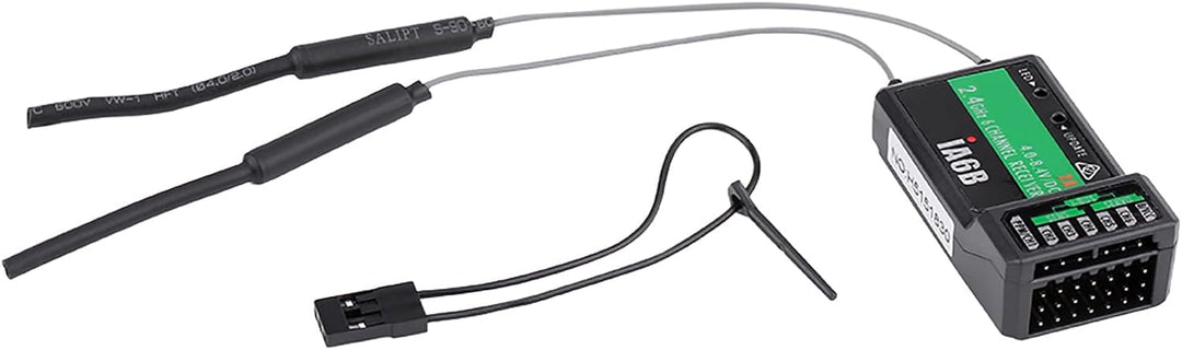 Dilwe RC-Empfänger, 2.4G 6CH RC-Empfänger PPM für FS-I6X FS-I6S I8 RC-Sender