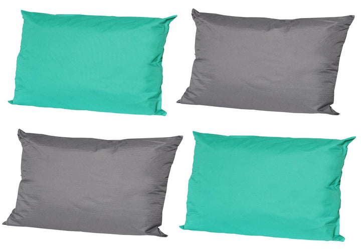JACK 4X Outdoor Lounge Kissen 30x50cm viele Farben Dekokissen inkl. Füllung Wasserfest Sitzkissen Ga