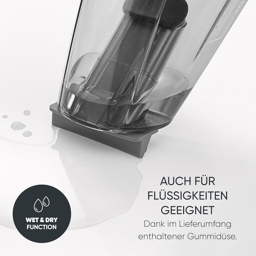 SEVERIN 3-in-1 Akku Handstaubsauger S´POWER home & car Li 20, Handsauger Nass/Trocken mit starkem 7,