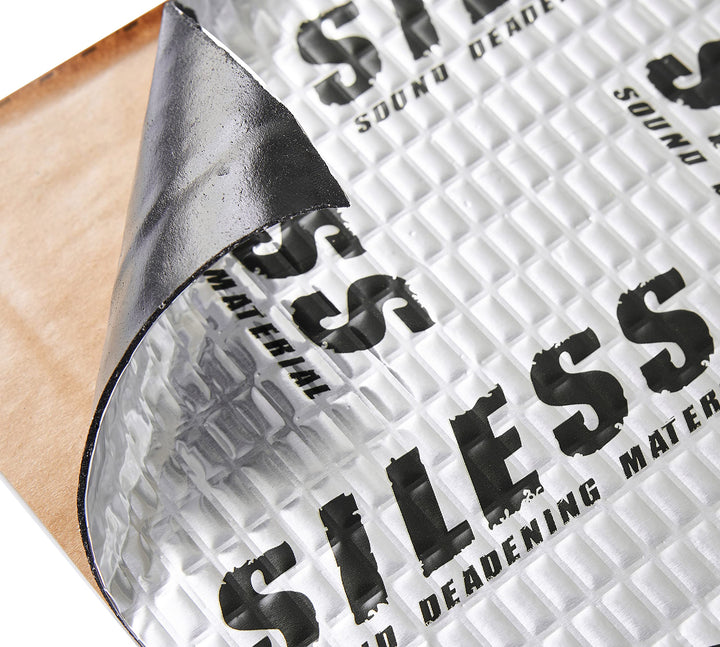 Siless 80 mm (2 mm) 18 m² Auto-Schalldämmmatte – Butyl-Schalldämmung, geräuschdämmendes und vibratio