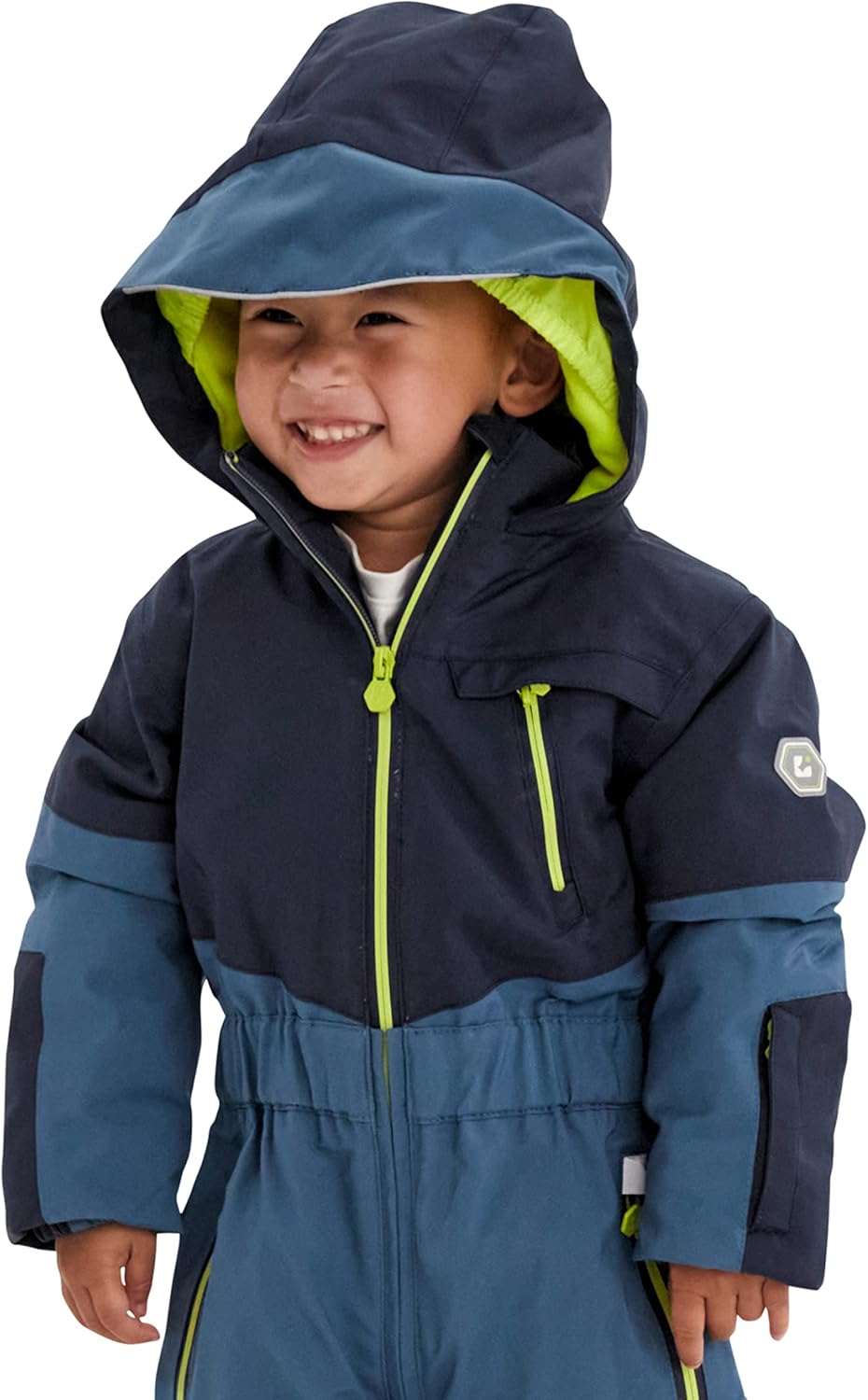 Killtec Jungen Kw 89 Mns Onpc Skioverall/Schneeanzug mit Kapuze 110 sturmblau, 110 sturmblau