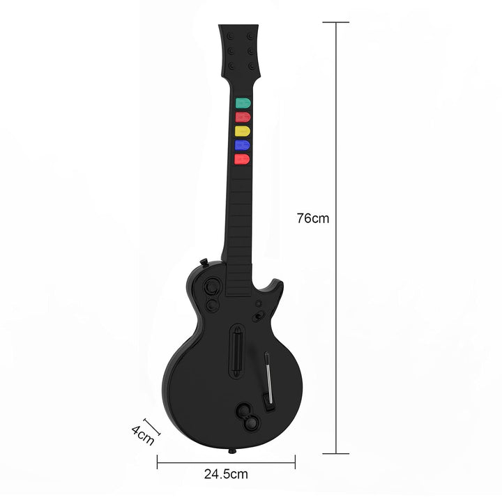 NBCP Guitar Hero Controller für PC und PS3, Wireless Gitarre für Guitar Hero 3/4/5 und Rock Band 1/2