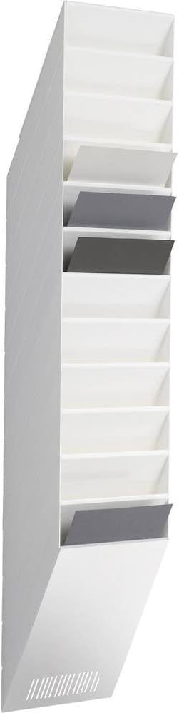 Durable Prospektspenderset Flexiboxx 12 A4, 1 Set, weiss, 1709763010 Weiss Hochformat, Weiss Hochfor