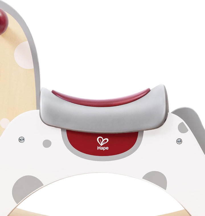 Hape 2-in-1 Schaukelpferd, Schaukelpferd und Balanceboard, Rutsch- und Schwungspielzeug, ergonomisch