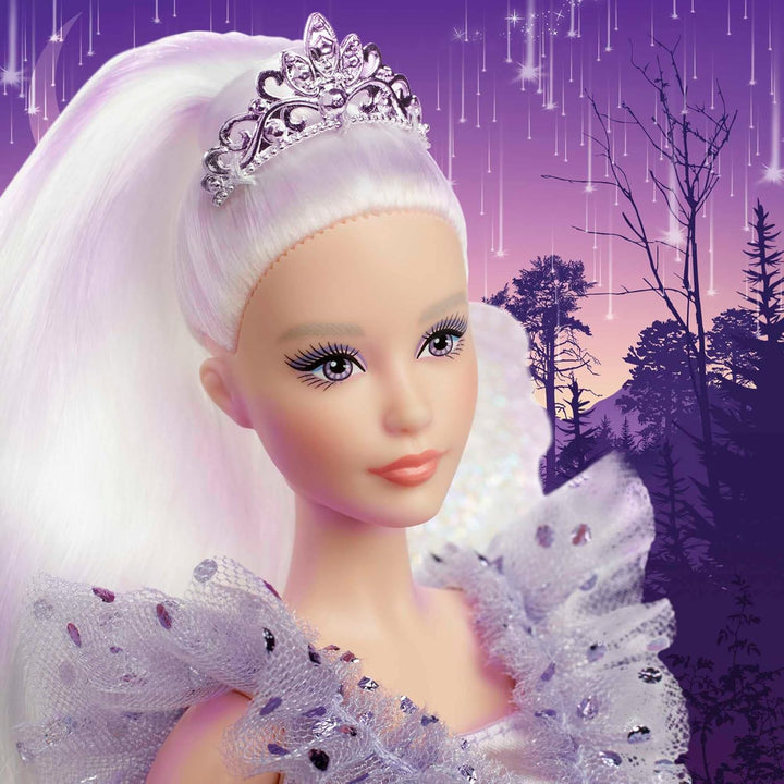 Barbie Signature Zahnfee-Puppe, Sammlerpuppe mit Feenflügeln, Zauberstab und Münzbeutel, Geschenk fü