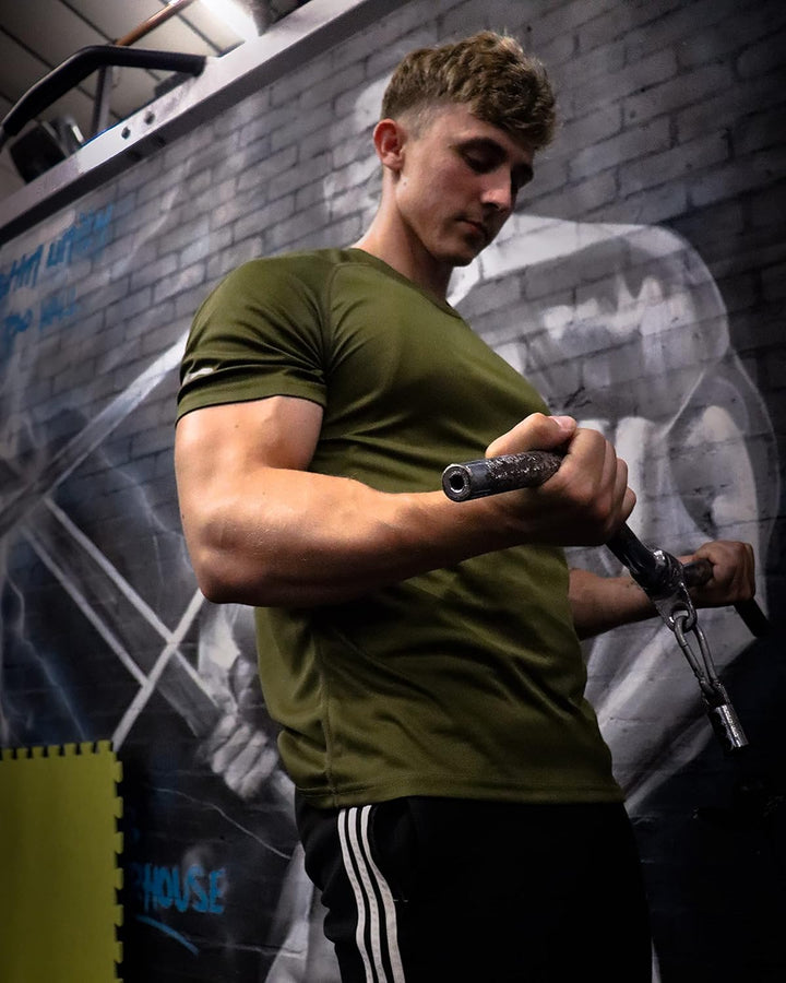 Gaiatiger 3er Pack Sport Tshirts Herren Funktionsshirt Sportshirt Männer Schnelltrocknend Trainingss