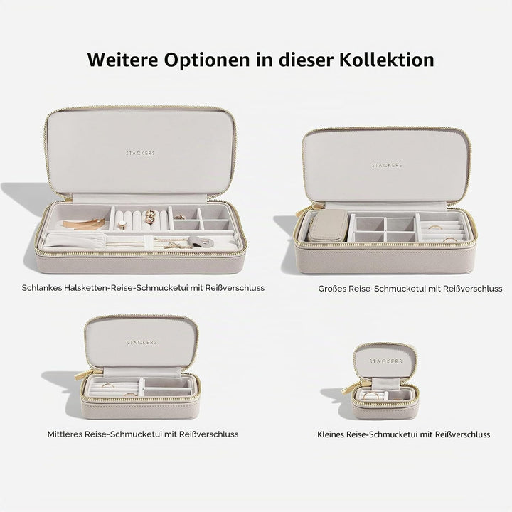 Stackers Taupe Gross & Petite Reise Schmuckschatulle, Taupe