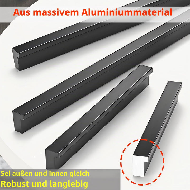 Qrity 10x Möbelgriffe Lochabstand 32mm Türgriffe Küche Stangengriff Schrankgriffe Schubladengriffe K