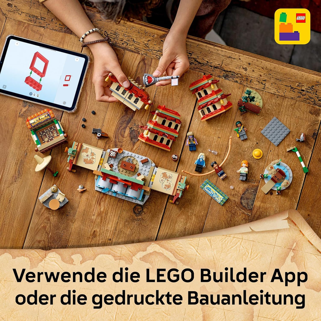 LEGO ONE Piece - Showdown im Arlong Park - Interaktives Spielzeug mit 5 Minifiguren - Ruffy & Nami s