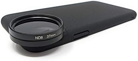 System-S ND Filter 37 mm Set Neutraldichtefilter Graufilter mit Hülle für iPhone 11