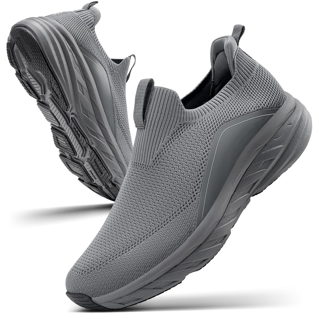 Sosenfer Slip On Sneaker Herren Ohne Schnürsenkel Schuhe Sportschuhe Laufschuhe Leichte Atmungsaktiv