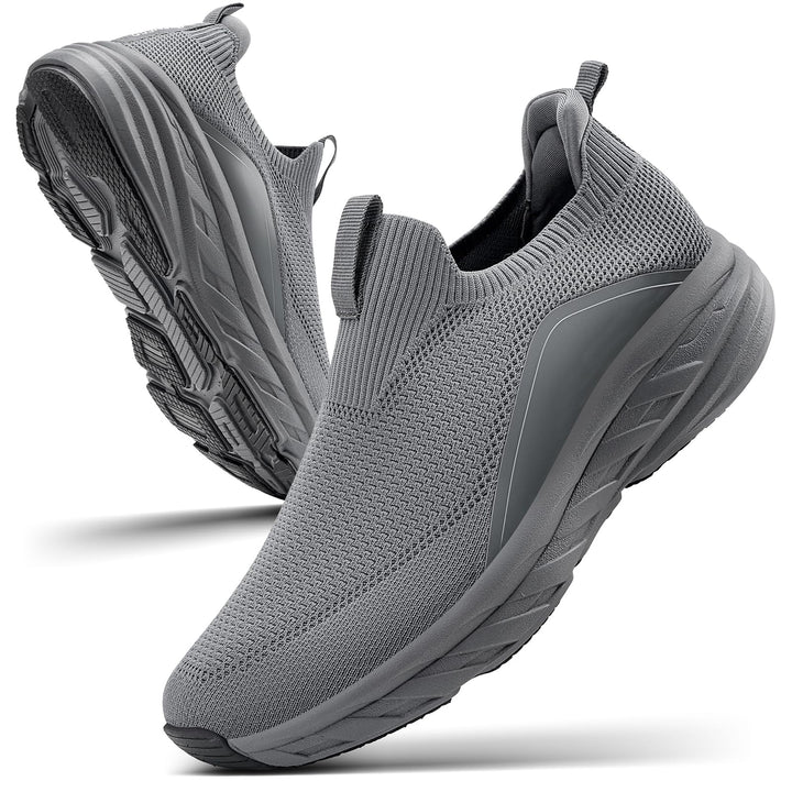 Sosenfer Slip On Sneaker Herren Ohne Schnürsenkel Schuhe Sportschuhe Laufschuhe Leichte Atmungsaktiv