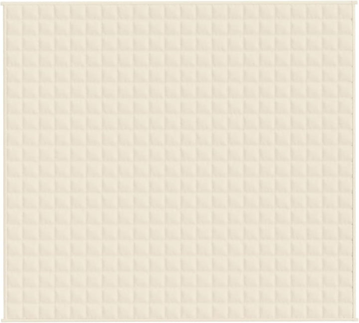 Homgoday Gewichtete Decke Creme hell 200 x 225 cm 13 kg Stoff, Möbel warme und bequeme Decke, hochwe
