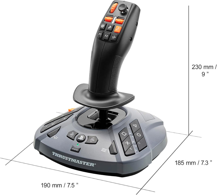 Thrustmaster SimTask FarmStick, Multifunktionaler Joystick für die Landwirtschaft, für PS5 und PC