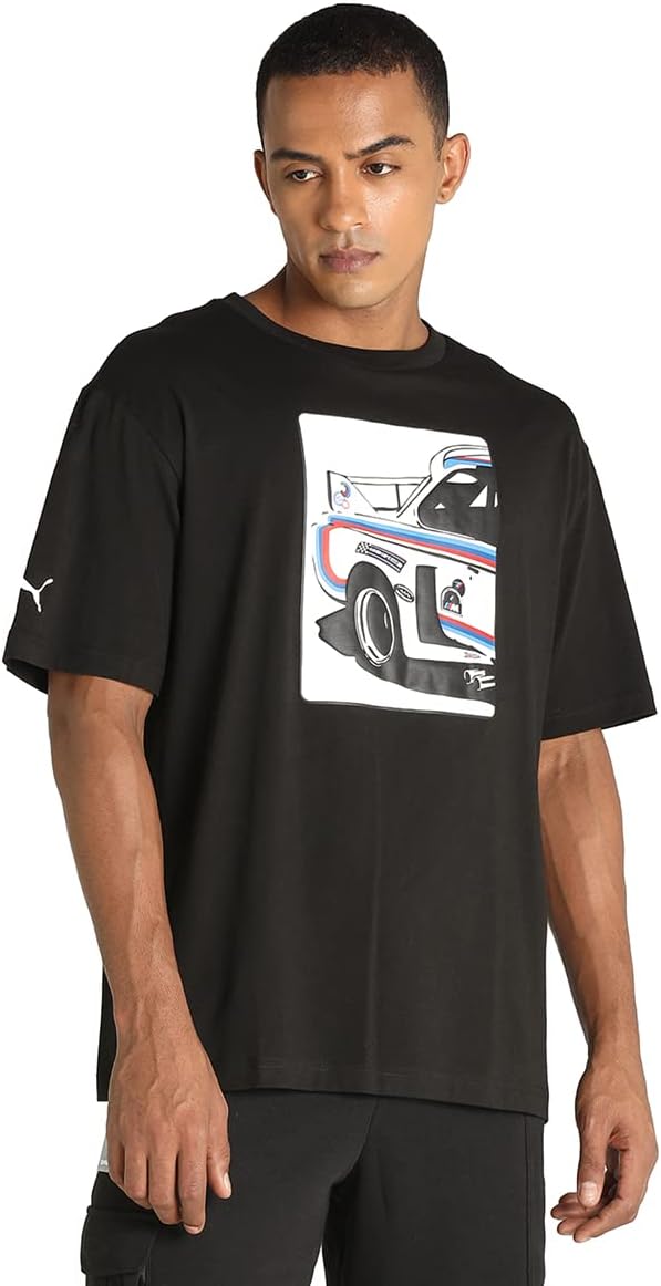 PUMA BMW MMS Statement Graphic T-Shirt Cotton Black M