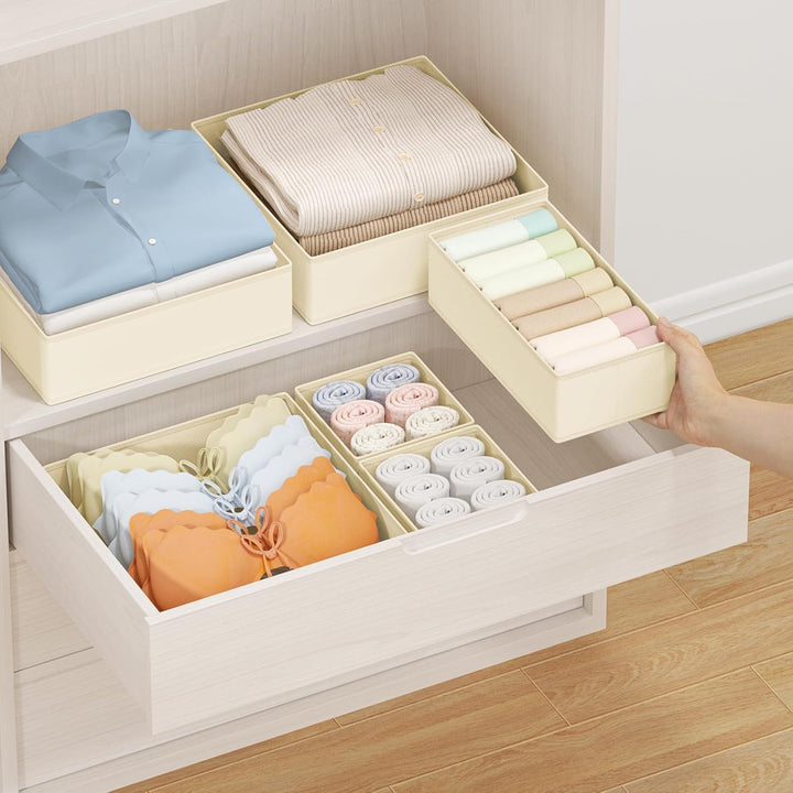 Schubladen Organizer Kleiderschrank Organizer - 15er Set Faltbare Unterwäsche Organizer Aufbewahrung