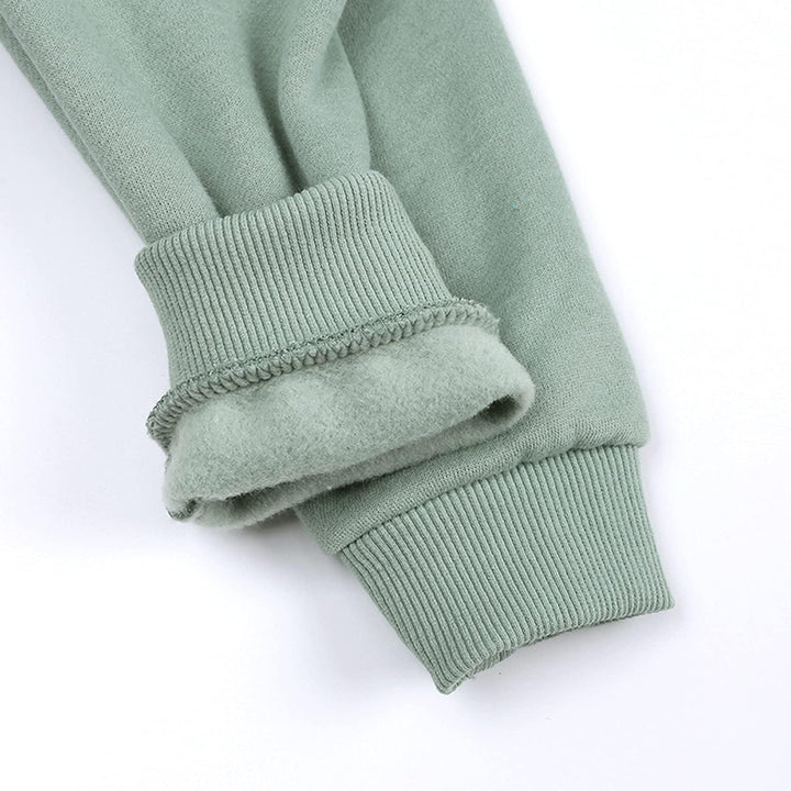 Neugeborenes Baby Junge Mädchen Kleidung Säugling Hoodie Strampler Langarm Solid Farbe Ein Stück Jum