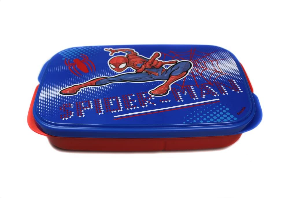 Tupperware Lunchbox Clevere Pause 590 ml Spider-Man rot blau Brot Bentobox Tupperware Clevere Pause