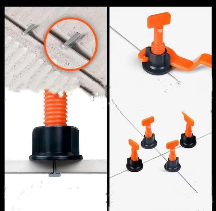 300 Stück Fliesen Nivelliersystem Fliesenausgleichsystem wiederverwendbar Spacer + Spezialschlüssel,