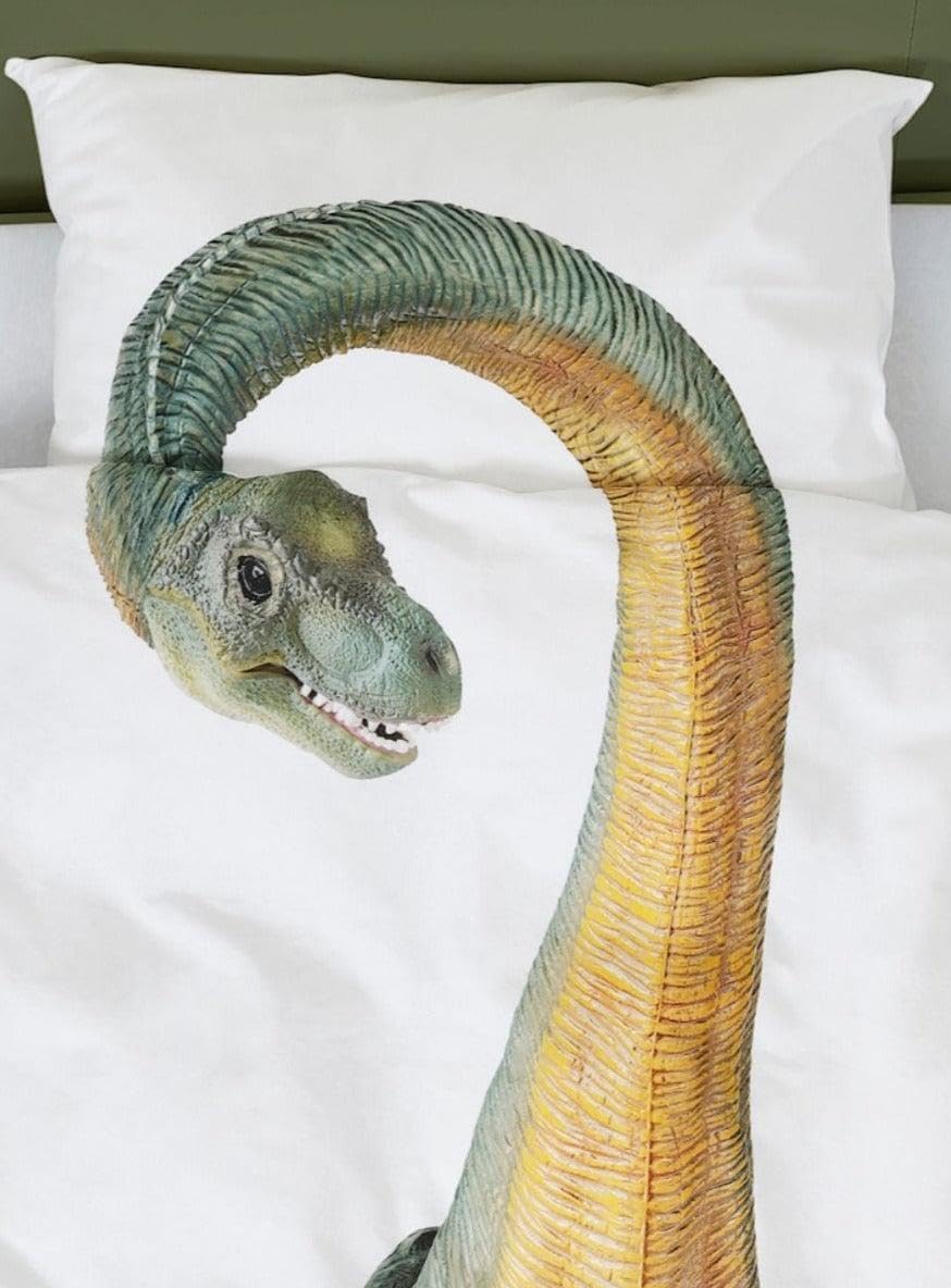 Snurk Bettwäsche-Garnitur Dino Bronto Grösse 135 x 200 cm inkl. 1 Kissenbezug 80 x 80 cm