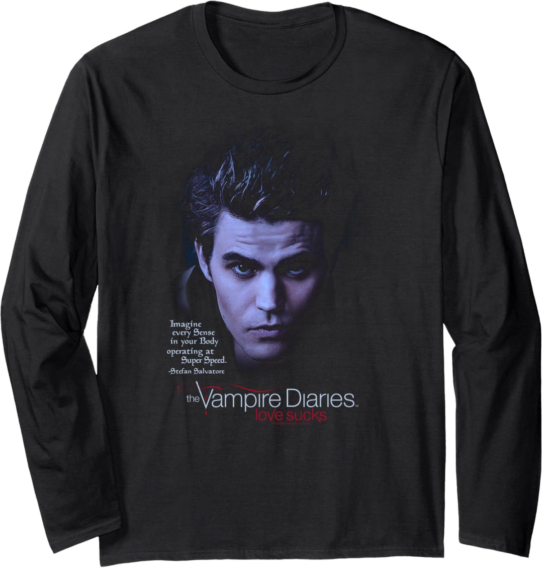 Vampire Diaries Stefan Sense Your Body Langarmshirt