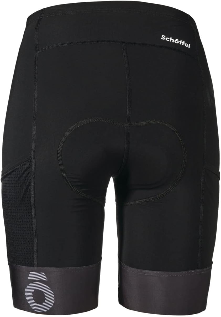 Schöffel Damen Fahrradhose Skin Pants Solo Short 4h 38 Schwarz, 38 Schwarz