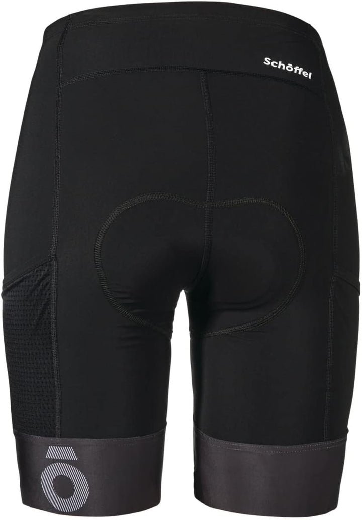 Schöffel Damen Fahrradhose Skin Pants Solo Short 4h 38 Schwarz, 38 Schwarz