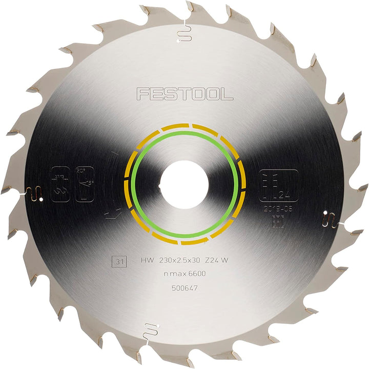 Festool Kreissägeblatt HW 230x2,5x30 W24 WOOD STANDARD