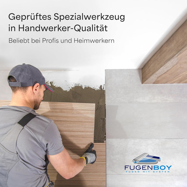 Fugenboy® Profi-Koffer - Silikon Fugenwerkzeug Made in Germany | Enthält Silikon-Entferner, Silikon