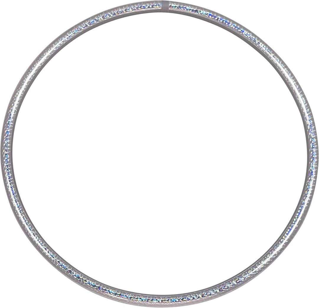 Hologramm Hula Hoop Reifen, Ø80/90/100cm Silber Ø90cm, Silber Ø90cm