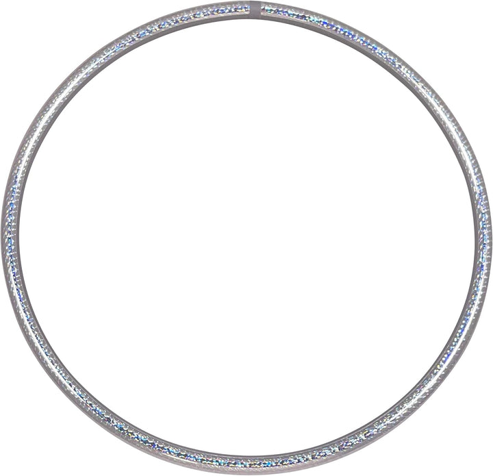 Zirkus Hula Hoop, Hologramm Farben, Ø70/75/80/85/90cm Silber Ø80cm, Silber Ø80cm