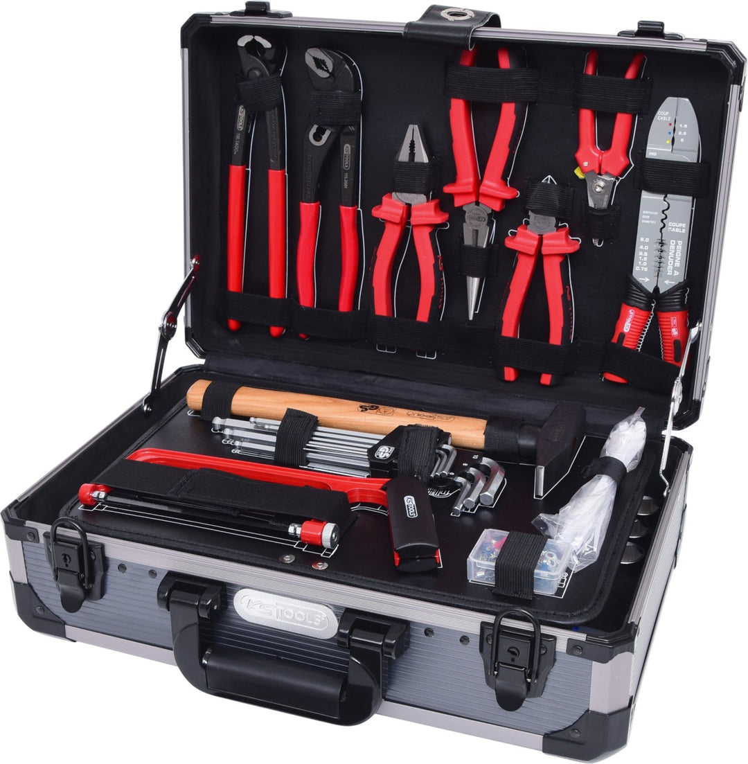 KS Tools, 911.0665 3/8" Universal Werkzeug Satz,165 teilig, Werkzeugkoffer, Werkzeugkasten, Werkzeug