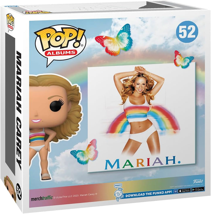 Funko Pop! Albums: Mariah Carey - Rainbow - Vinyl-Sammelfigur - Geschenkidee - Offizielle Handelswar