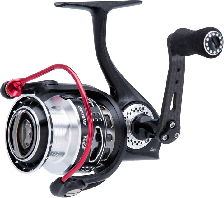 Abu Garcia Revo MGX Spinnrolle – 11 Kugellager, Carbon-Matrix-Bremse, Drop Shot Keeper – Zum Süsswas