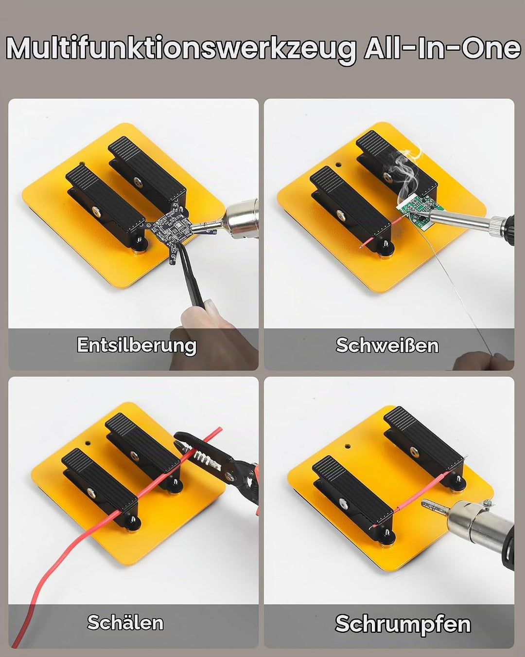 Magnetische Dritte-Hand-Halterung – Magnetisch Leiterplattenhalter Werkzeug Helfen Hände, Verstellba