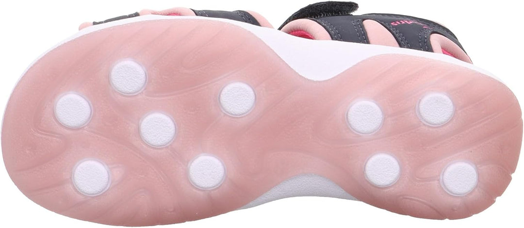 Superfit Mädchen Sunny Sandalen 25 EU Blau Pink 8000, 25 EU Blau Pink 8000