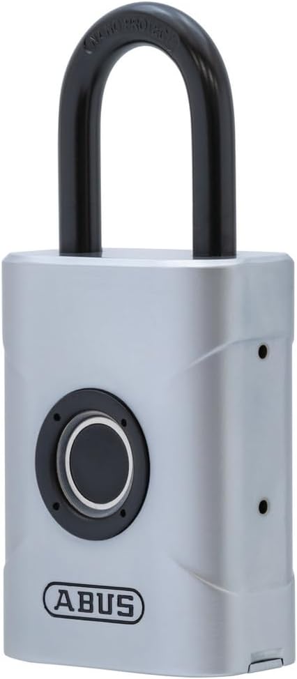 ABUS Touch 57/50 Fingerabdruck-Schloss - schlüsselloses, wetterfestes Vorhängeschloss - IP66 & IP68