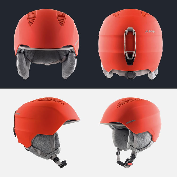 ALPINA GRAND JR - Sicherer, Leichter, Stossabsorbierender & Individuell Anpassbarer Skihelm Für Kind