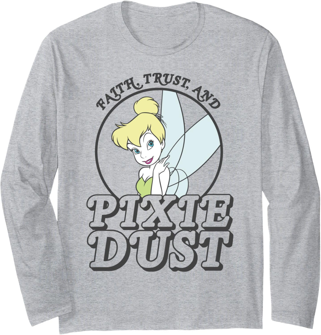 Disney Peter Pan Tinker Bell Faith Trust And Pixie Dust Langarmshirt