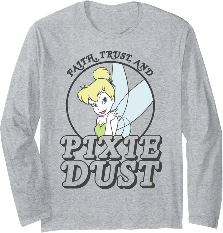 Disney Peter Pan Tinker Bell Faith Trust And Pixie Dust Langarmshirt