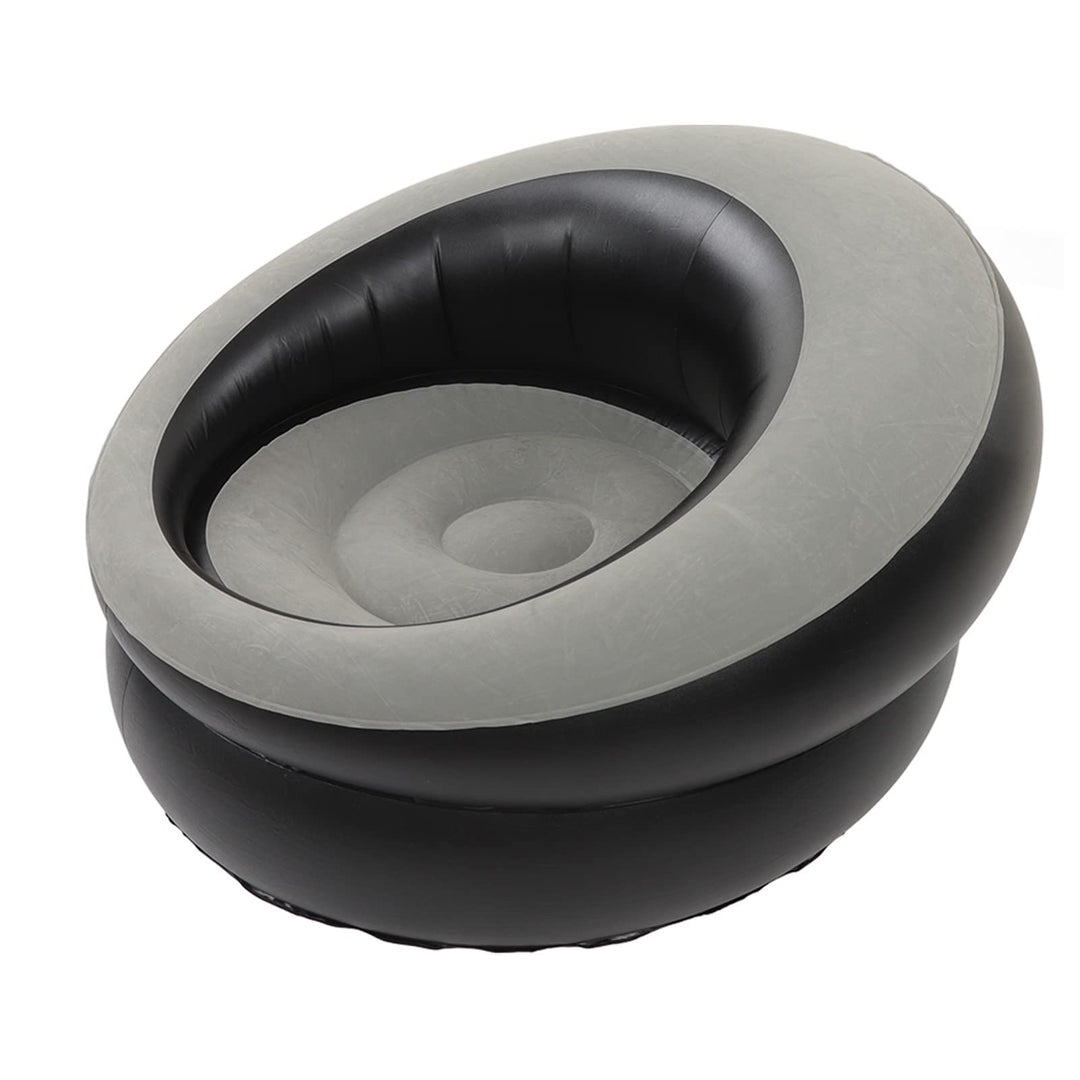 UBEF Aufblasbare Couch, Aufblasbarer Sofastuhl mit Schneller Inflation für das Büro (Grau), Grau
