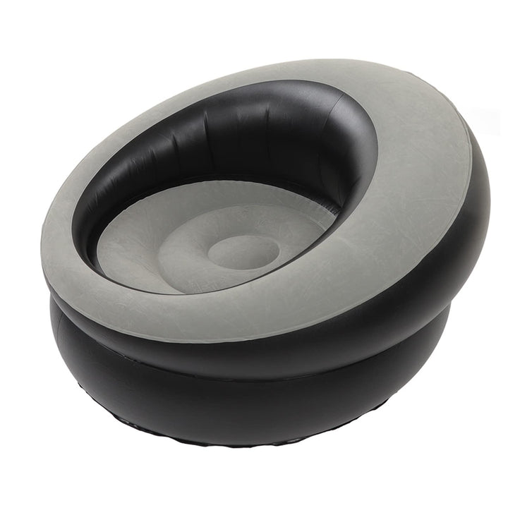 UBEF Aufblasbare Couch, Aufblasbarer Sofastuhl mit Schneller Inflation für das Büro (Grau), Grau