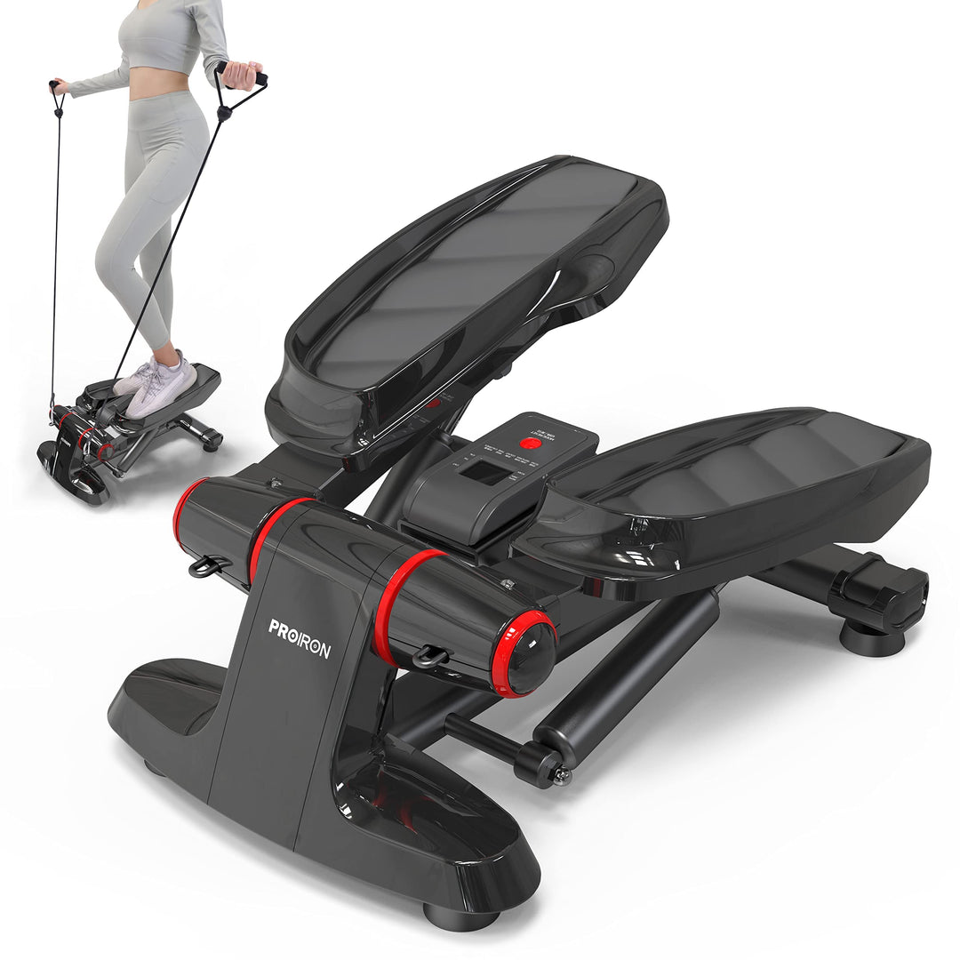 PROIRON Stepper für Zuhause, Up-Down-Stepper mit Display für Bein- und Po-Training, Grösseres Pedal