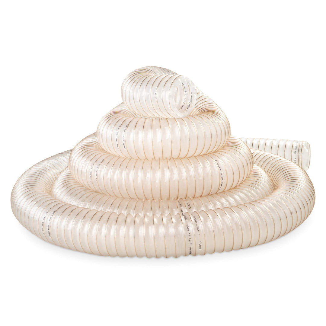 Profi Absaugschlauch mit Stahldrahteinlage Wandstärke 0,7mm Meterware 38 mm, 38 mm