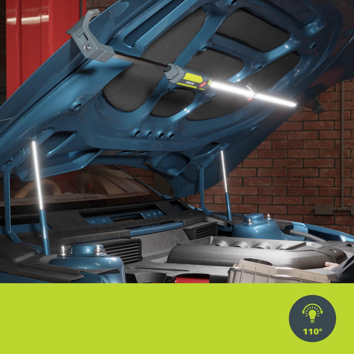 Philips Xperion 6100 Bonnet LED-Motorraumleuchte, Hybridfunktion mit Akku- oder Kabelbetrieb, auszie