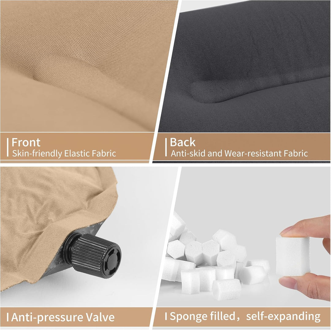 Naturehike Campingkissen|Reisekissen|Strandkissen|Lendenkissen Selbstaufblasendes Kissen Camping zub