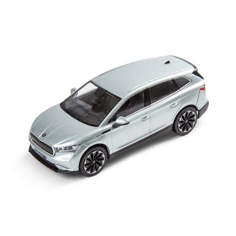 Skoda 5LA099300F7B Modellauto ENYAQ iV Miniatur, Massstab 1:43, Silber