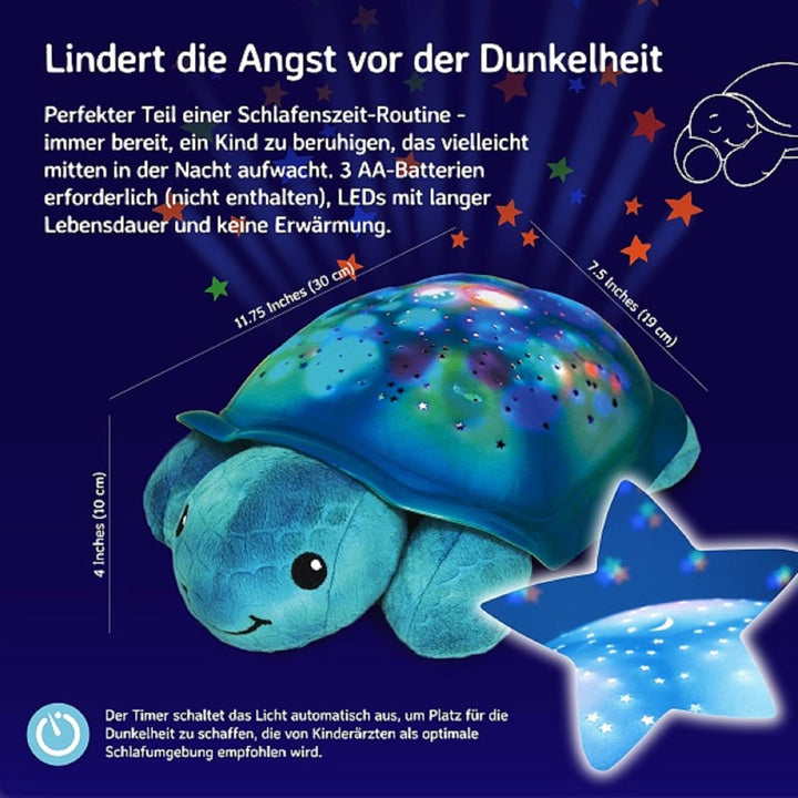 Cloud b Beruhigendes Nachtlicht Sternenprojektor mit Musik | Sternenhimmel Projektor Kinder mit 3 Fa