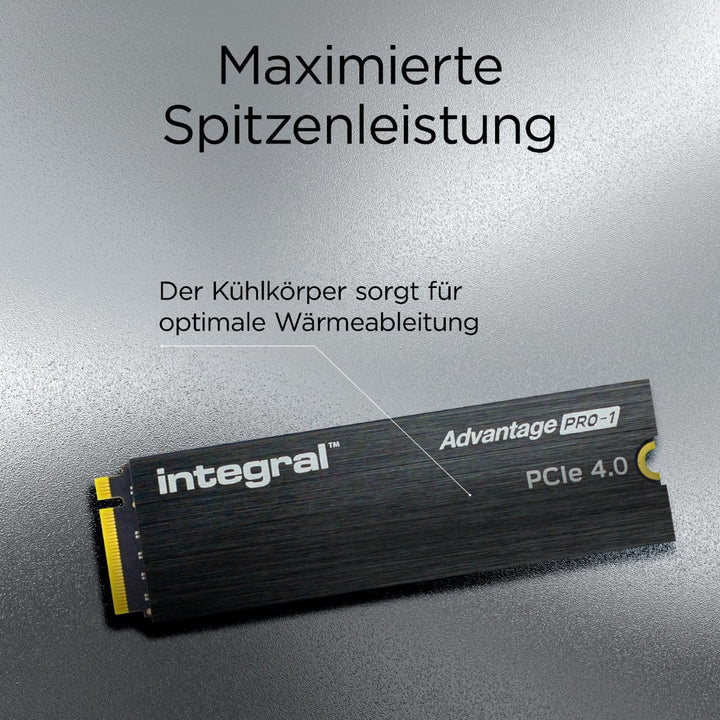Integral 1TB NVMe M.2 2230 SSD PCIe Gen3 x4 - Read Speed bis zu 3400MB/s, Write Speed bis zu 3000MB/