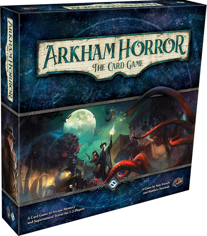 Fantasy Flight Games , Arkham Horror The Card Game , Card Game , Ages 14+ , 1 to 4 Players , 60 to 1